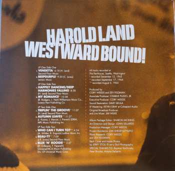 2LP Harold Land: Westward Bound! LTD | NUM | DLX
