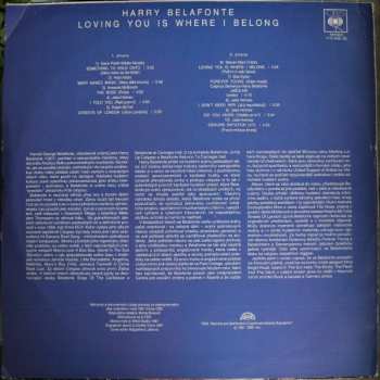 LP Harry Belafonte: Loving You Is Where I Belong