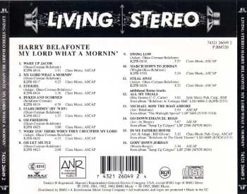 CD Harry Belafonte: My Lord What A Mornin'