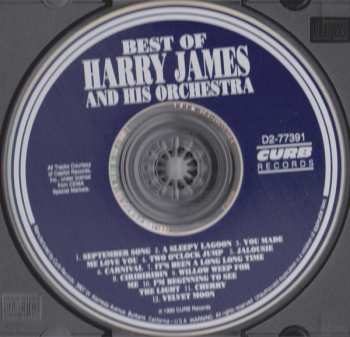 CD Harry James And His Orchestra: Best Of Harry James And His Orchestra