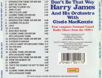 CD Harry James And His Orchestra: Don't Be That Way