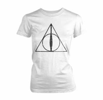 Merch Harry Potter: Tričko Dámske Deathly Hallows Symbol