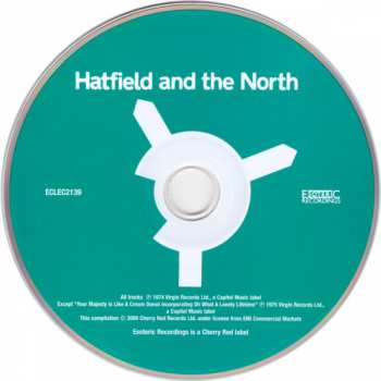 CD Hatfield And The North: Hatfield And The North