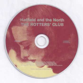 CD Hatfield And The North: The Rotters' Club