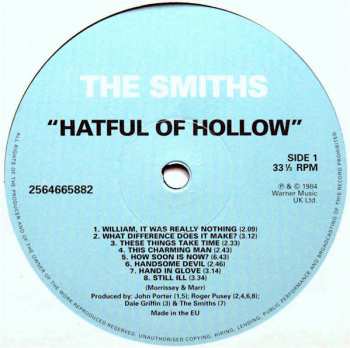 LP The Smiths: Hatful Of Hollow
