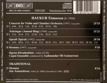 CD The Caput Ensemble: Spirall; Arhringur; Violin Concerto; Stemma
