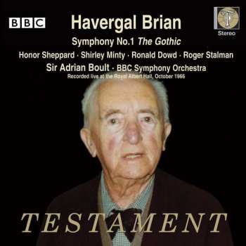 2CD Sir Adrian Boult: Symphony No. 1 The Gothic