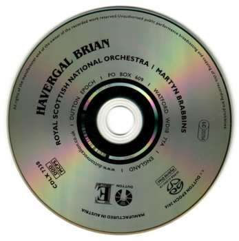 SACD Havergal Brian: Symphony No. 2 / Symphony No. 14