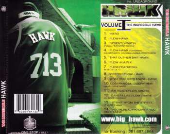 CD H.A.W.K.: The Incredible Hawk Undaground Volume 1 