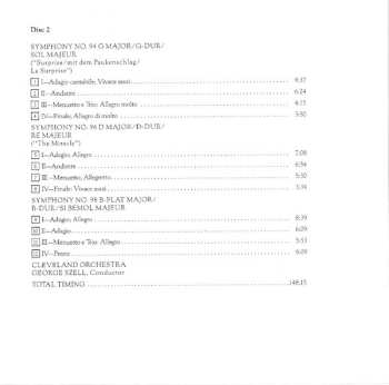 2CD Joseph Haydn: The Early London Symphonies Nos. 93-98