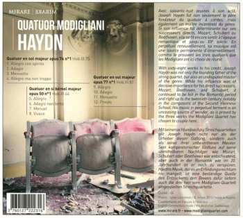 CD Joseph Haydn: Quatuor Opus 76 N°1; Quatuor Opus 50 N°1; Quatuor Opus 77 N°1