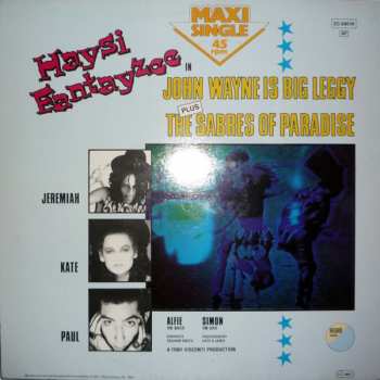 LP Haysi Fantayzee: John Wayne Is Big Leggy