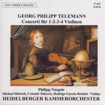 Georg Philipp Telemann: Concerti für 1-2-3-4 Violinen