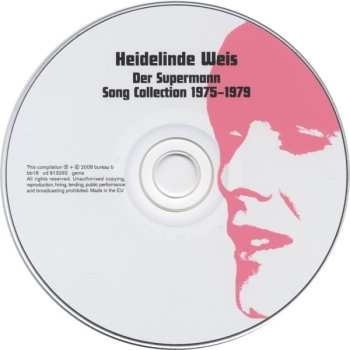 CD Heidelinde Weis: Der Supermann -  Song Collection 1975-1979 DIGI