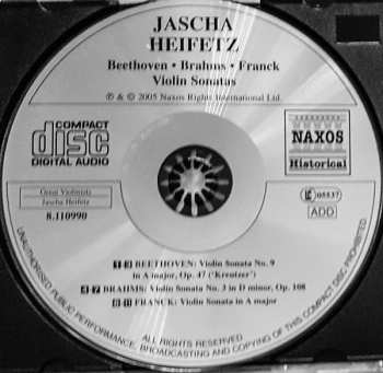 CD César Franck: Violin Sonatas