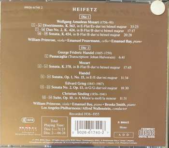 2CD/Box Set Edvard Grieg: The Heifetz Chamber Music Collection I