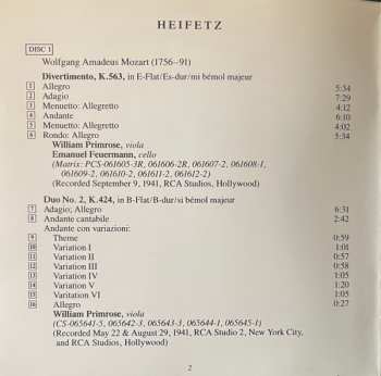 2CD/Box Set Edvard Grieg: The Heifetz Chamber Music Collection I