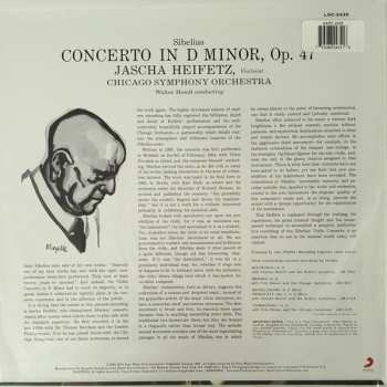 LP The Chicago Symphony Orchestra: Violin Concerto In D Minor, Op. 47