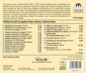 CD Sten Lassmann: Complete Piano Music, Volume Nine