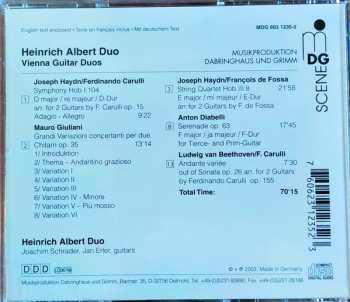 CD Heinrich Albert Duo: Vienna Guitar Duos