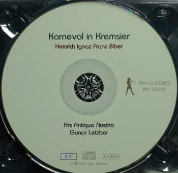 CD Heinrich Ignaz Franz Biber: Karneval in Kremsier DIGI
