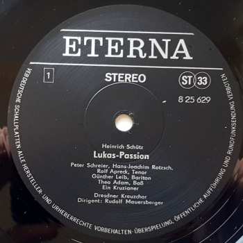LP Heinrich Schütz: Lukas-Passion