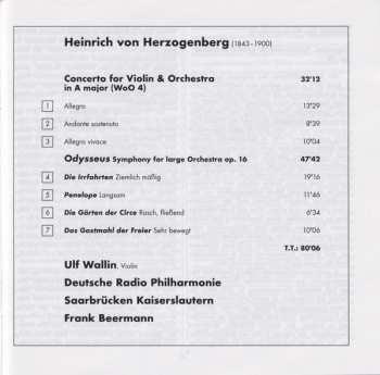 CD Frank Beermann: Violin Concerto ∙ Odysseus