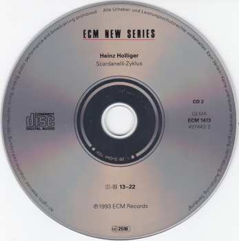 2CD Heinz Holliger: Scardanelli-Zyklus