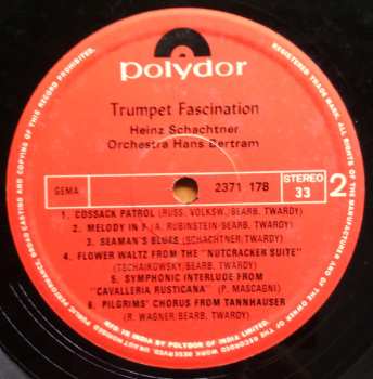 LP Heinz Schachtner: Trumpet Fascination