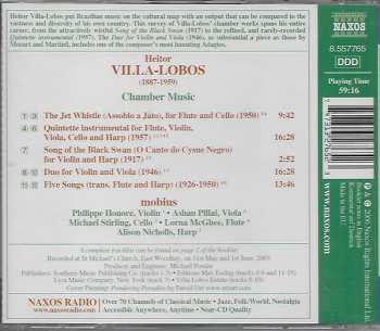 CD Heitor Villa-Lobos: Chamber Music, The Jet Whistle / Song Of The Black Swan / Duo For Violin And Viola