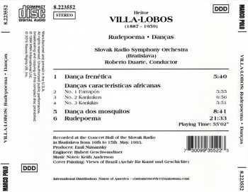 CD Heitor Villa-Lobos: Rudepoema • Danças