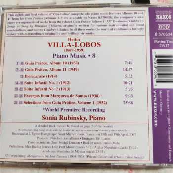 CD Heitor Villa-Lobos: Piano Music Volume 8 - Guia Prático, Albums 10 and 11 - Suite Infantil Nos. 1 and 2