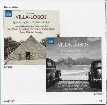 CD Heitor Villa-Lobos: Symphonies Nos. 8, 9 And 11