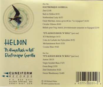 2CD Heldon: It's Always Rock 'N' Roll / Electronique Guerilla