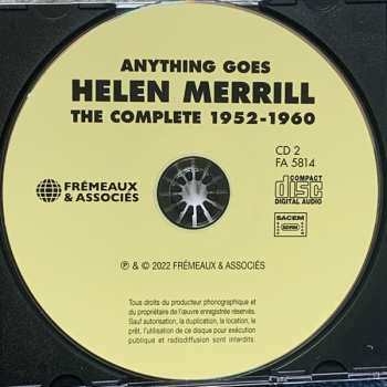 4CD/Box Set Helen Merrill: Anything Goes (The Complete 1952-1960)