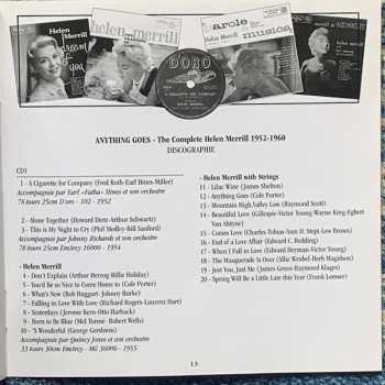 4CD/Box Set Helen Merrill: Anything Goes (The Complete 1952-1960)