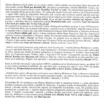 2CD Helena Blehárová: Jazzové Útesy (43 Originálních Nahrávek Z Let 1963 - 1990)