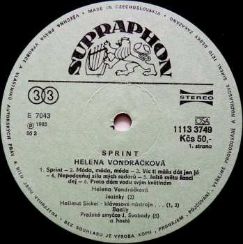 LP Helena Vondráčková: Sprint