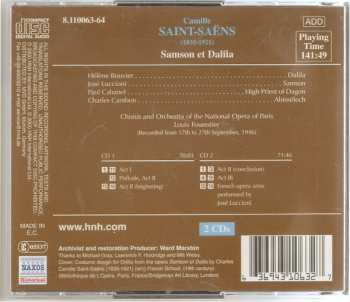 2CD Orchestre National De L'Opéra De Paris: Saint-Saëns: Samson Et Dalila & French Opera Arias