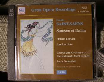 2CD Orchestre National De L'Opéra De Paris: Saint-Saëns: Samson Et Dalila & French Opera Arias
