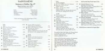 2CD Orchestre National De L'Opéra De Paris: Saint-Saëns: Samson Et Dalila & French Opera Arias