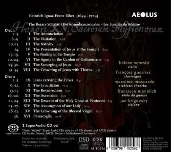 2SACD Heinrich Ignaz Franz Biber: The Rosary Sonatas