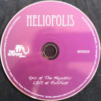 CD Heliopolis: Epic at the Majestic:  Live at RoSFest