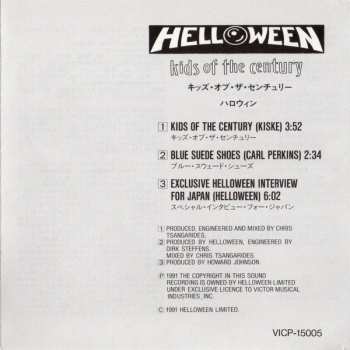 CD Helloween: Kids Of The Century