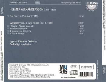 CD Uppsala Kammarorkester: Overture In C Minor / Symphony No. 2 In G Minor