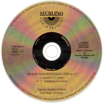 CD Uppsala Kammarorkester: Overture In C Minor / Symphony No. 2 In G Minor
