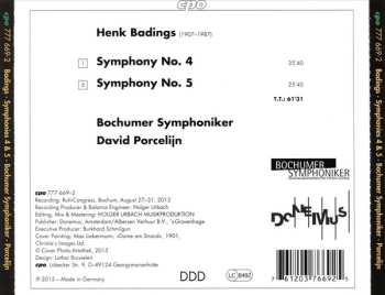 CD Bochumer Symphoniker: Symphonies 4 & 5