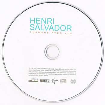 CD Henri Salvador: Chambre Avec Vue