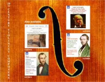 CD Henri Vieuxtemps: Fantasie In E 'La Sentimentale'
