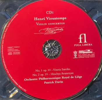 3CD/Box Set Henri Vieuxtemps: Complete Violin Concertos